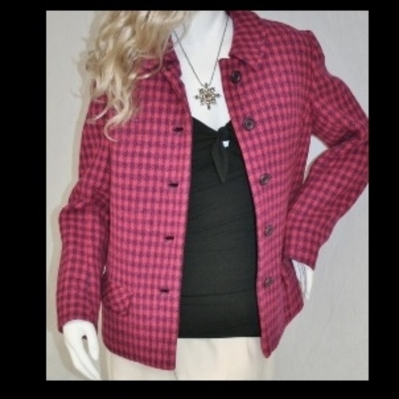 Handwoven Donegal Tweed Dizzy Check Jacket Blazer - Picture 3 of 6